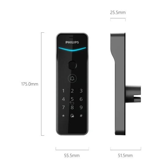 Philips Akıllı Kilit DDL505-5HBS