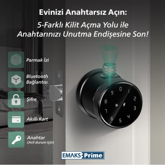 EmaksPrime Akıllı Kilit G35